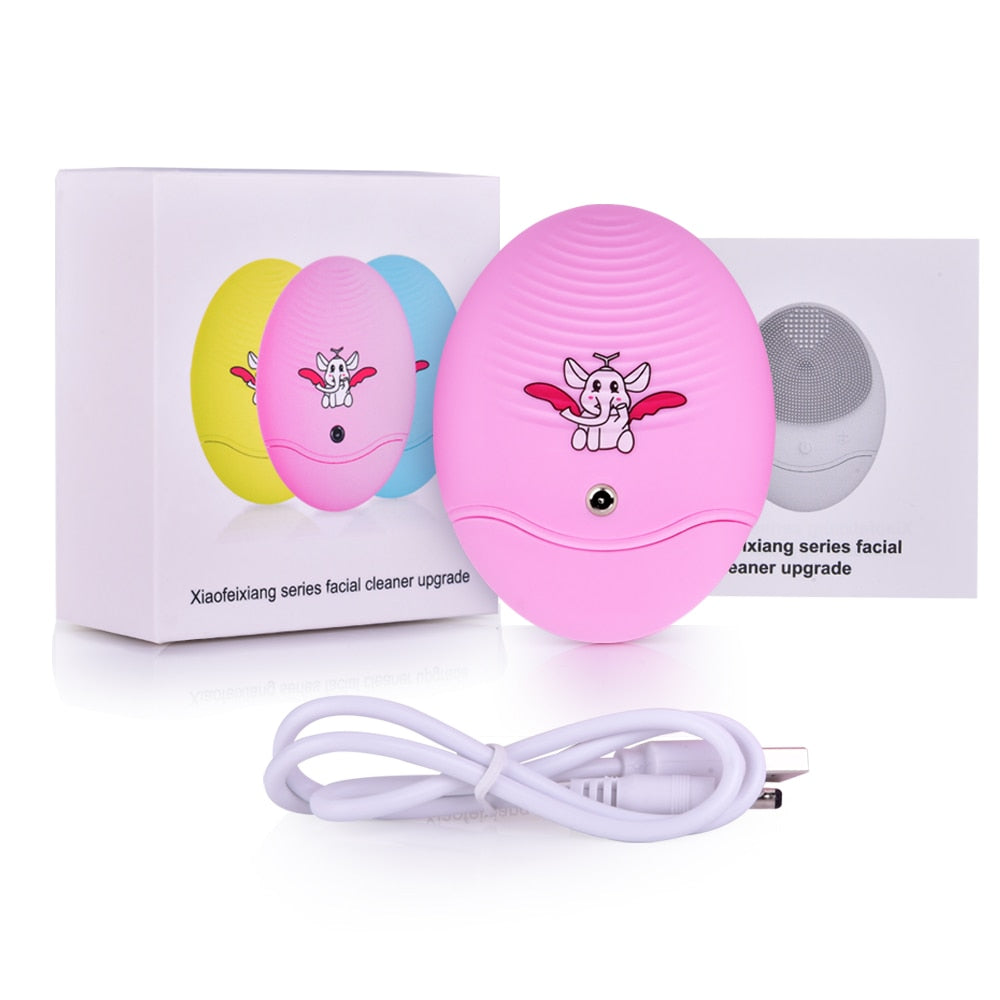 Electric Silicone Facial Cleansing Brush