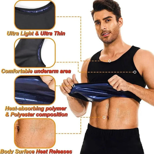 Men Sauna Sweat Vest