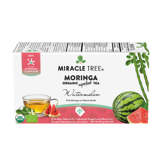 Miracle Tree's Organic Moringa Tea, Watermelon