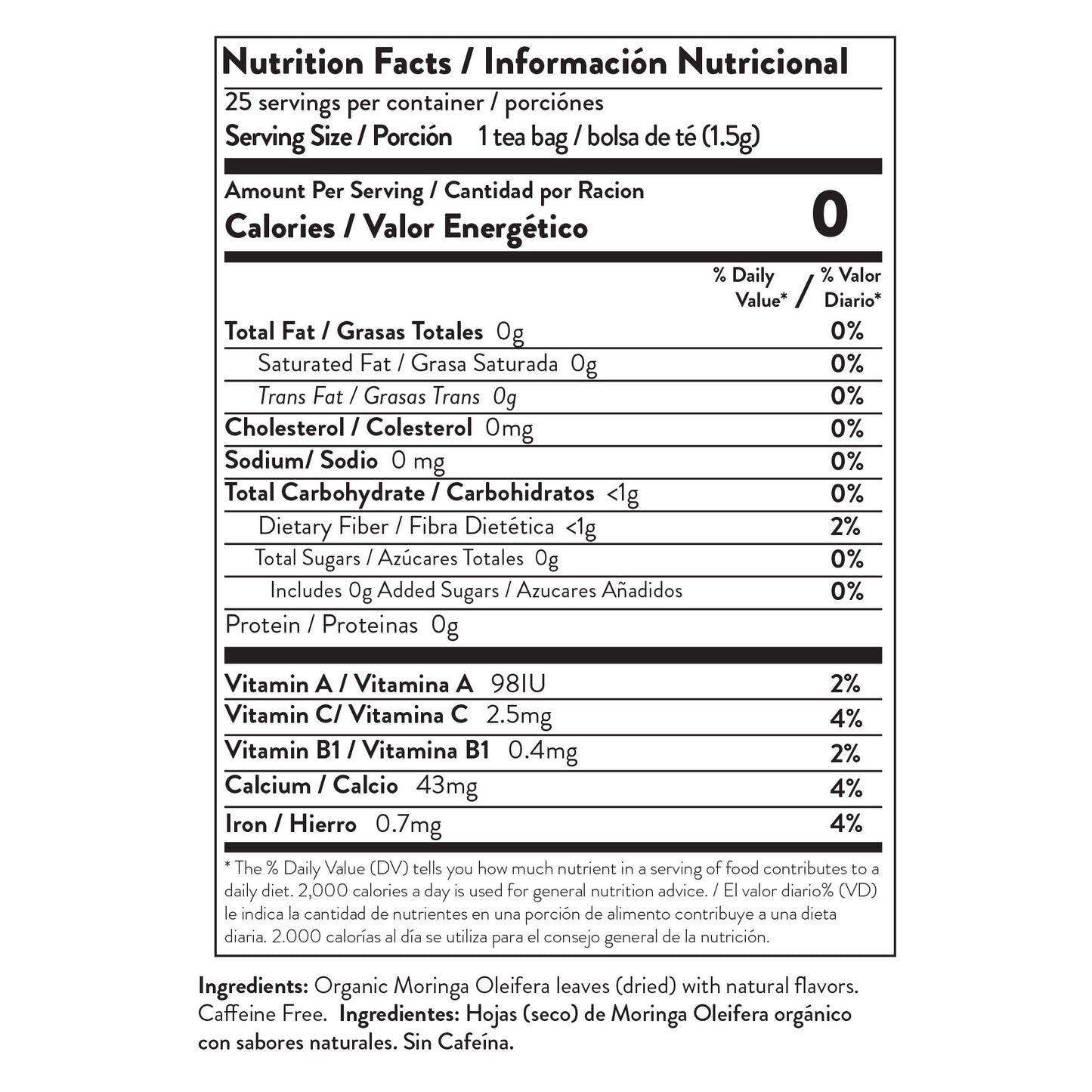 Miracle Tree's Organic Moringa Tea, Watermelon